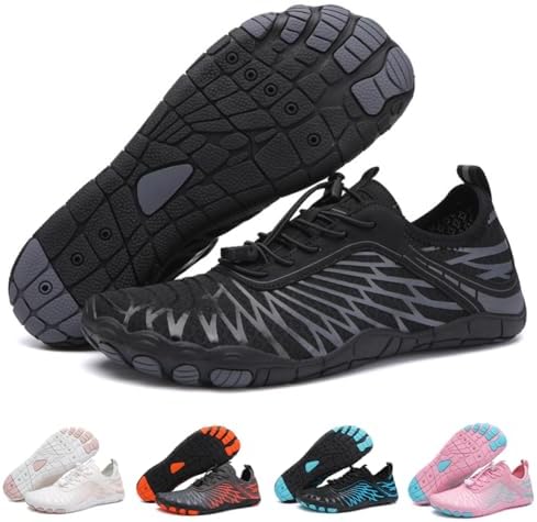 ELETON Barefoot Water Shoes for Women and Men - Pro-Healthy Non-Slip Footwear, Wide Toe Design for Comfortable Running a