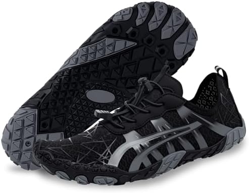 ELETON Barefoot Water Shoes for Women and Men - Pro-Healthy Non-Slip Footwear, Wide Toe Design for Comfortable Running a