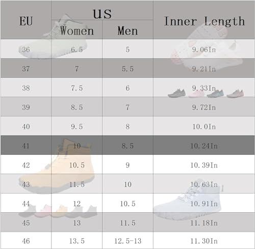 ELETON Barefoot Water Shoes for Women and Men - Pro-Healthy Non-Slip Footwear, Wide Toe Design for Comfortable Running a