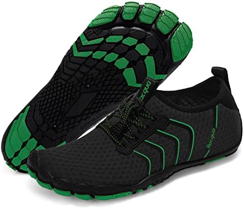 Racqua Quick Dry Water Shoes for Men & Women - Barefoot Aqua Sport for Beach, Swim, Surf, Pool, Hiking, and Diving – Lig