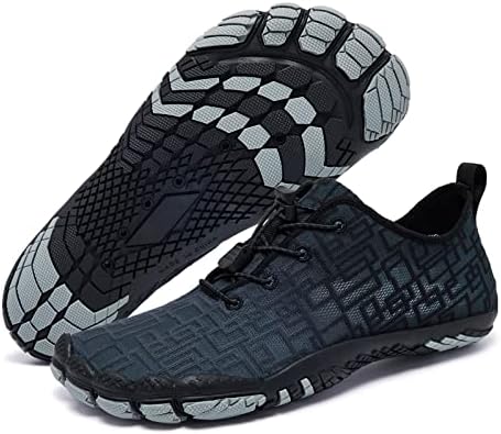 Racqua Quick Dry Water Shoes for Men & Women - Barefoot Aqua Sport for Beach, Swim, Surf, Pool, Hiking, and Diving – Lig