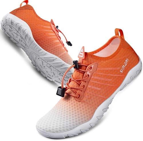 SIMARI Water Shoes - Quick-Dry Aqua Socks for Women & Men | Lightweight Non-Slip Swim Shoes for Surfing & Beach Sports |