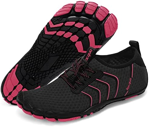 Racqua Quick Dry Water Shoes for Men & Women - Barefoot Aqua Sport for Beach, Swim, Surf, Pool, Hiking, and Diving – Lig