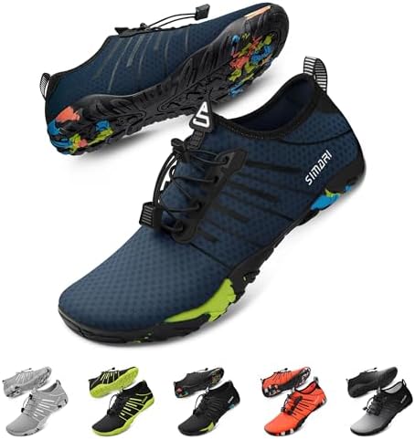 SIMARI Water Shoes - Quick-Dry Aqua Socks for Women & Men | Lightweight Non-Slip Swim Shoes for Surfing & Beach Sports |