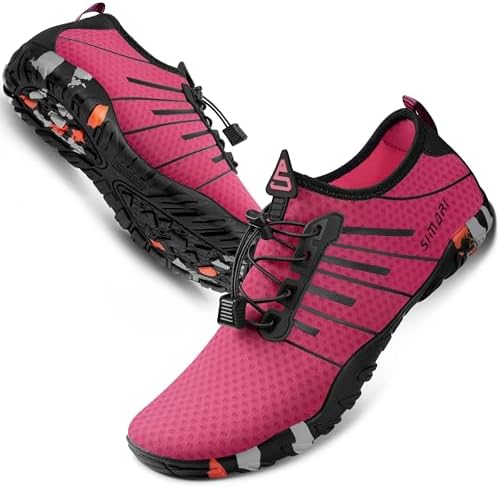 SIMARI Water Shoes - Quick-Dry Aqua Socks for Women & Men | Lightweight Non-Slip Swim Shoes for Surfing & Beach Sports |