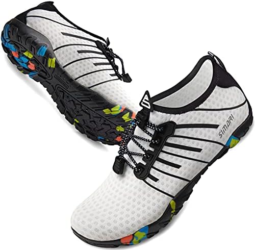 SIMARI Water Shoes - Quick-Dry Aqua Socks for Women & Men | Lightweight Non-Slip Swim Shoes for Surfing & Beach Sports |