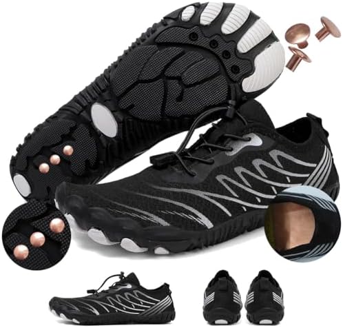 ELETON Barefoot Water Shoes for Women and Men - Pro-Healthy Non-Slip Footwear, Wide Toe Design for Comfortable Running a