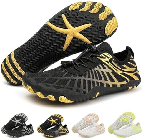 ELETON Barefoot Water Shoes for Women and Men - Pro-Healthy Non-Slip Footwear, Wide Toe Design for Comfortable Running a