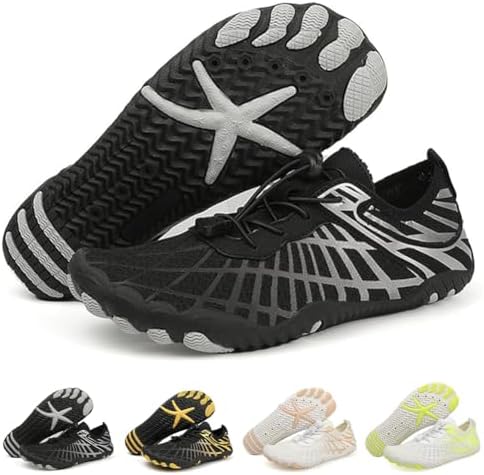ELETON Barefoot Water Shoes for Women and Men - Pro-Healthy Non-Slip Footwear, Wide Toe Design for Comfortable Running a