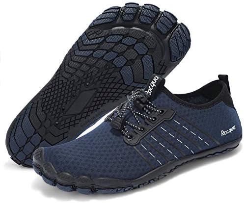 Racqua Quick Dry Water Shoes for Men & Women - Barefoot Aqua Sport for Beach, Swim, Surf, Pool, Hiking, and Diving – Lig