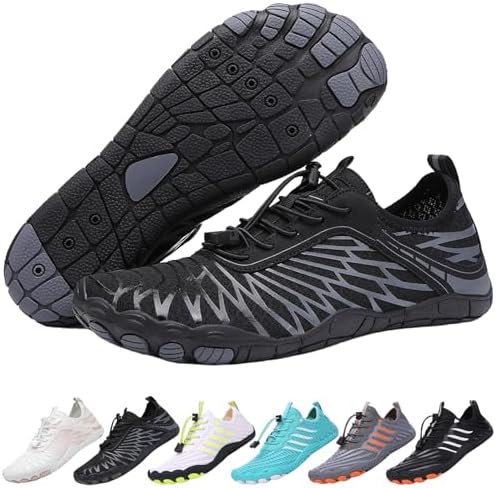ELETON Barefoot Water Shoes for Women and Men - Pro-Healthy Non-Slip Footwear, Wide Toe Design for Comfortable Running a